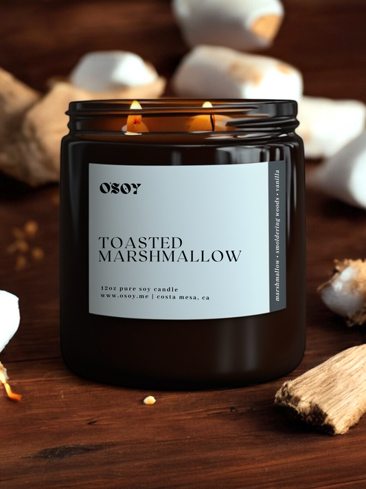 Toasted Marshmallow- Large 12oz Soy Candle