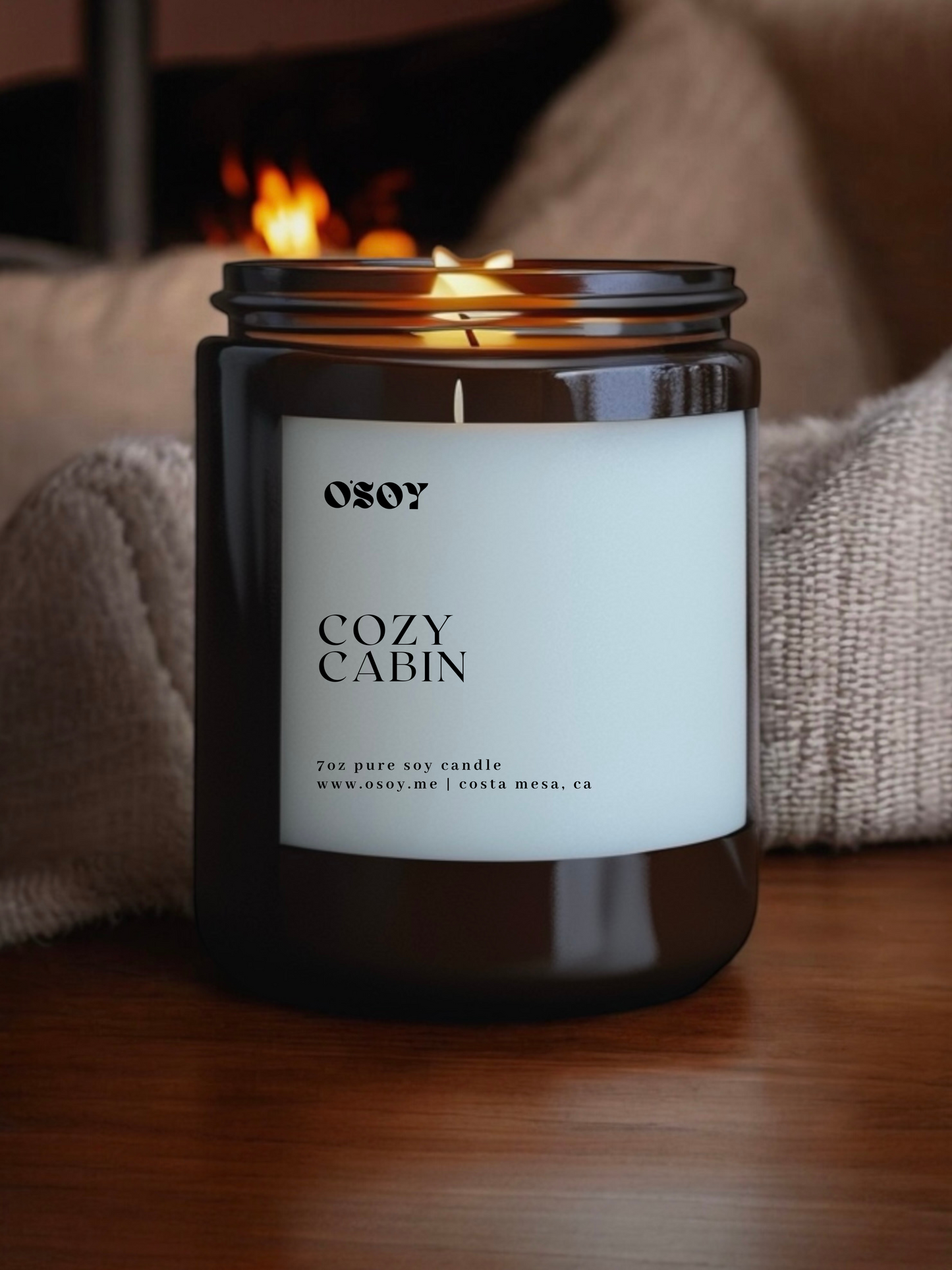 Cozy Cabin- 7oz Soy Candle