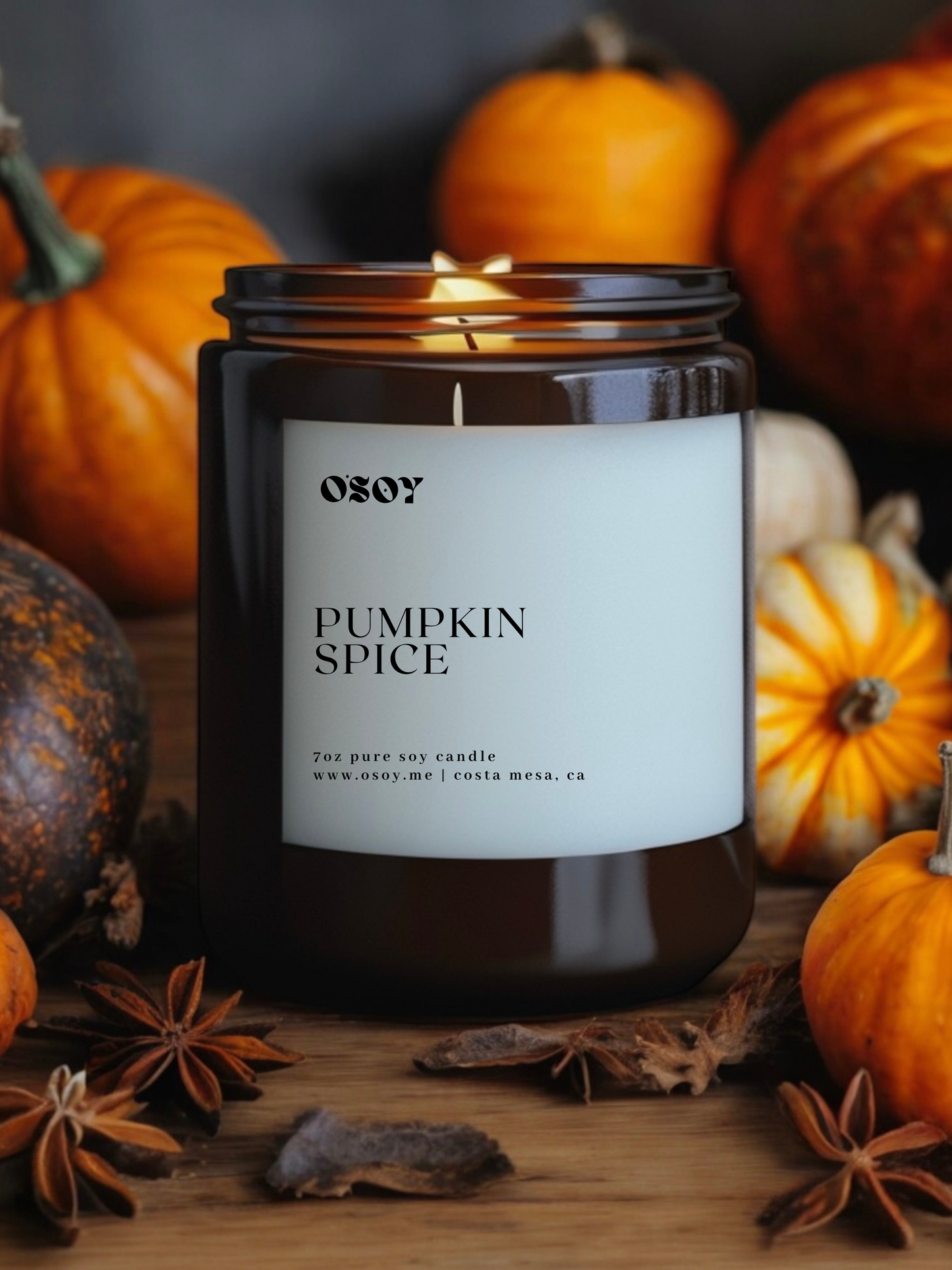 Pumpkin Spice- 7oz Soy Candle