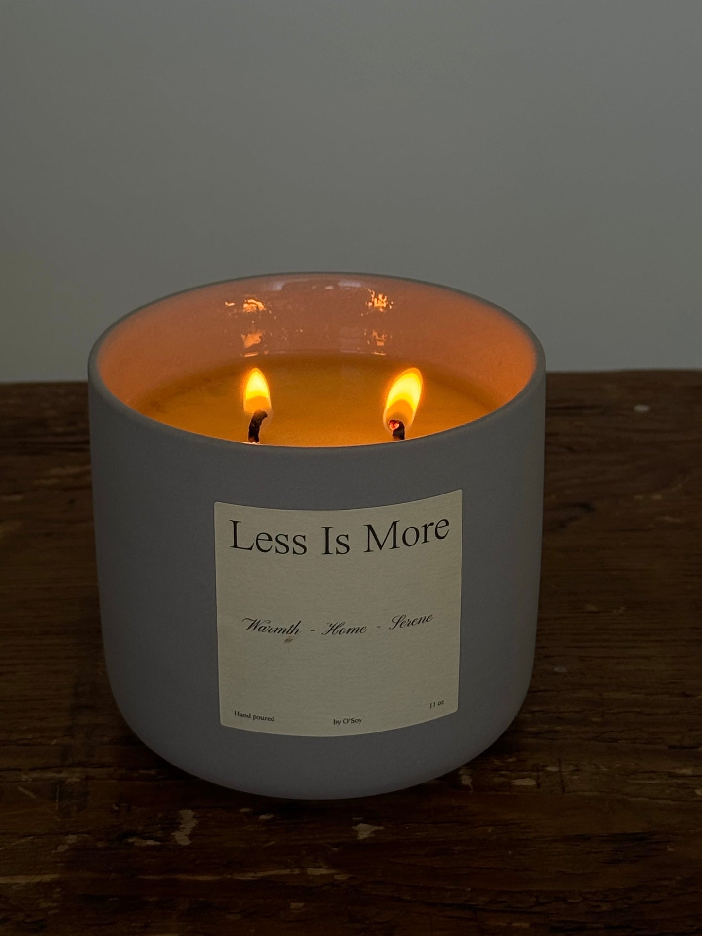 Less is More Collaboration 11oz Soy Candle