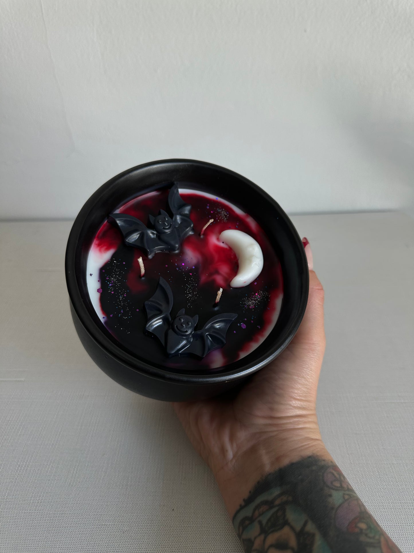 Halloween Cauldron Candle- Huge 25oz Soy Candle