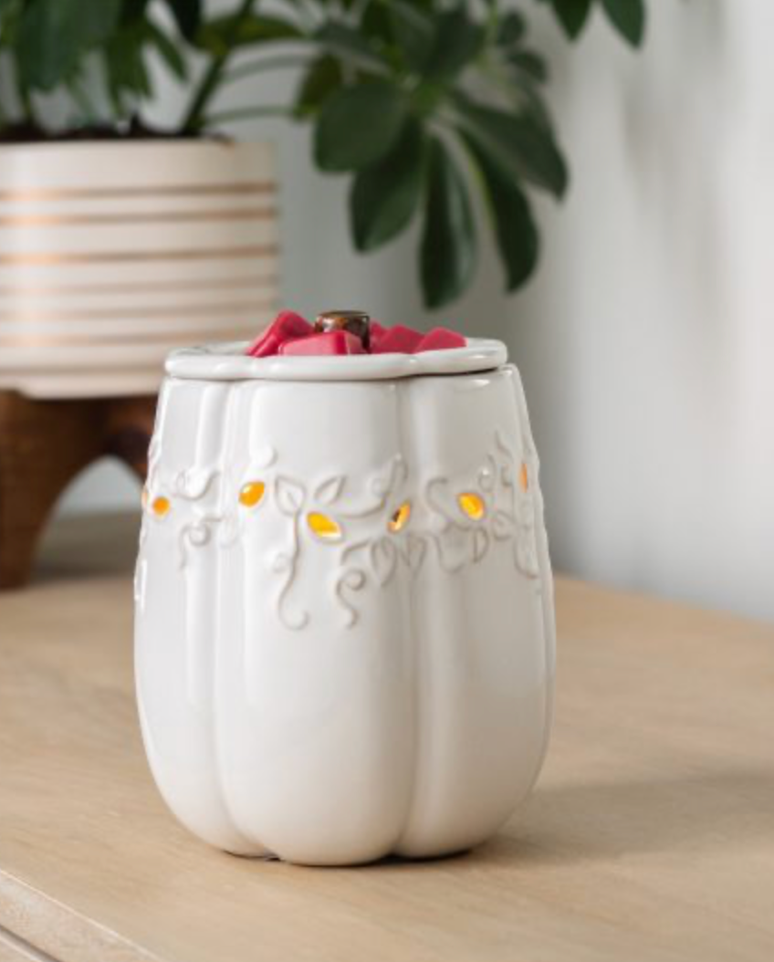 White Pumpkin Illumination Wax Melt Warmer