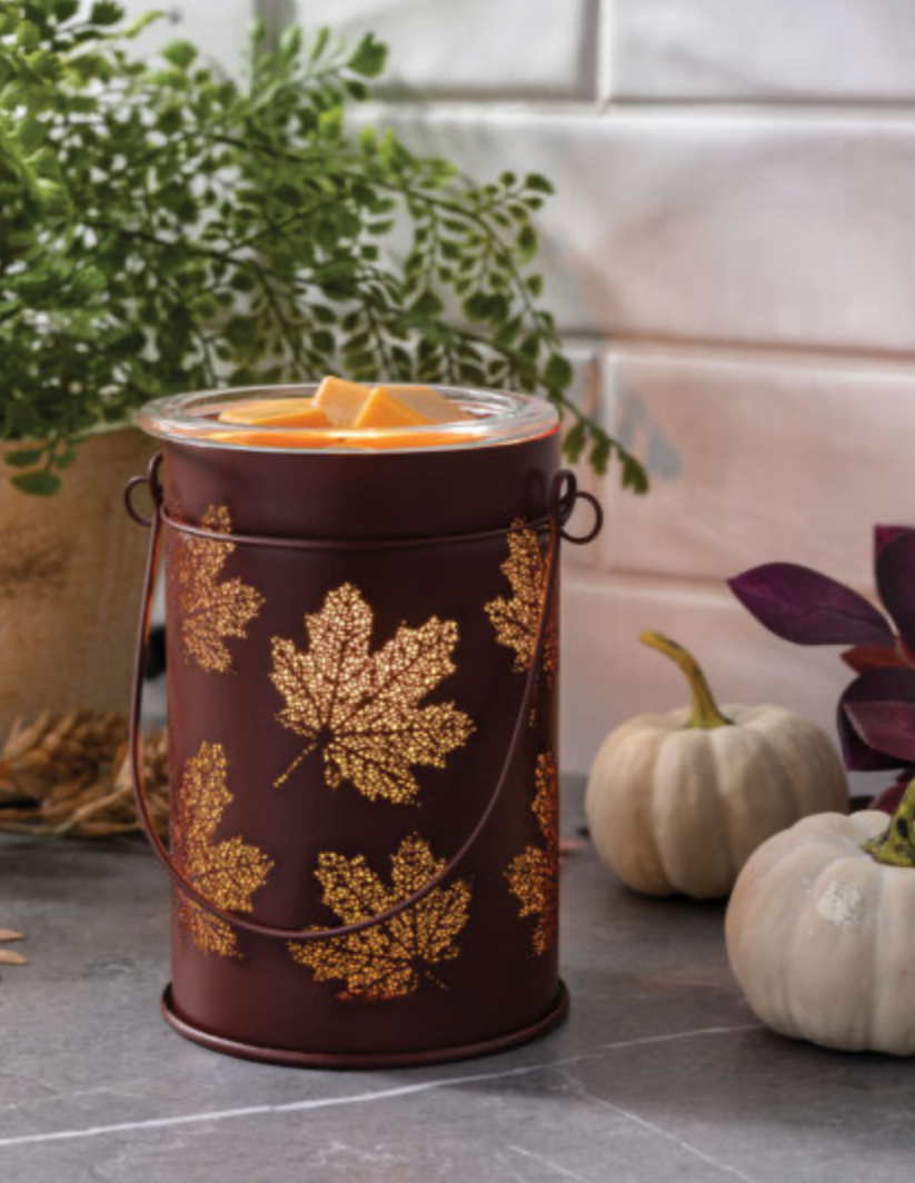 Fall Leaves Vintage Style Bulb Illumination Wax Melt Warmer