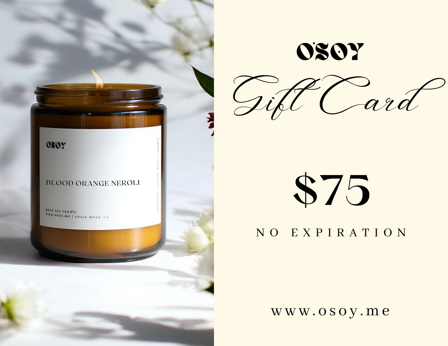 O'Soy Digital Gift Card