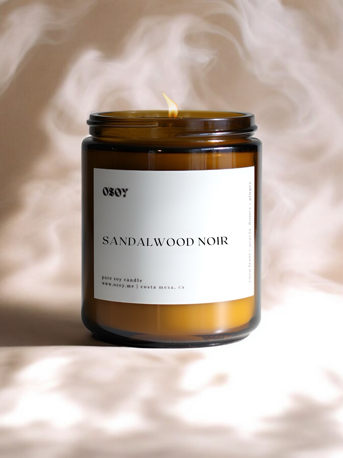 Sandalwood Noir- Soy Candles (7oz & 12oz)