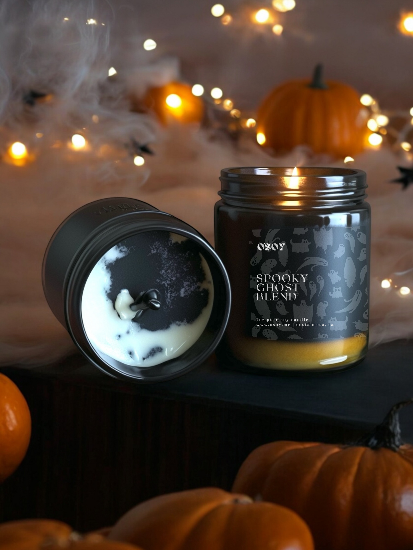 Spooky Ghost Blend- 7oz Soy Candle